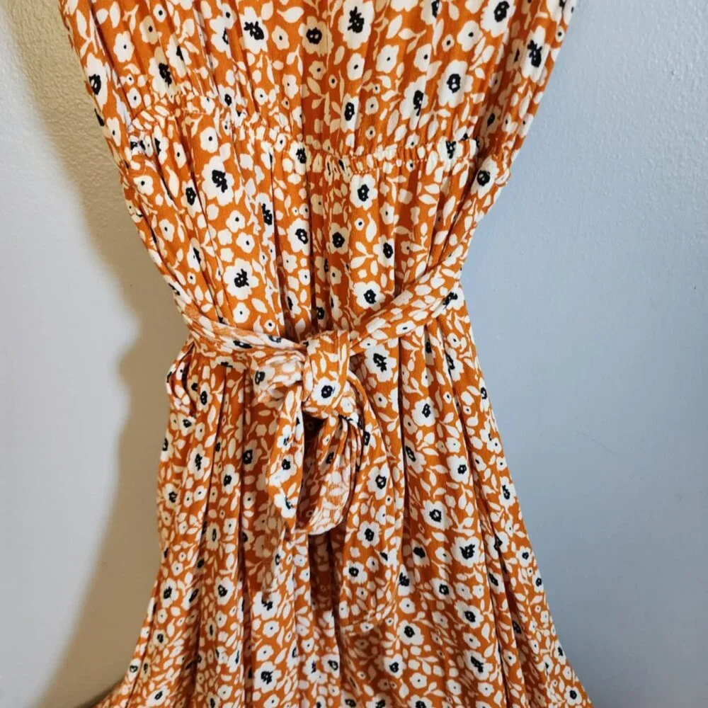 EUC Vici Front Top Wrap High/Low dress - Picture 9 of 12
